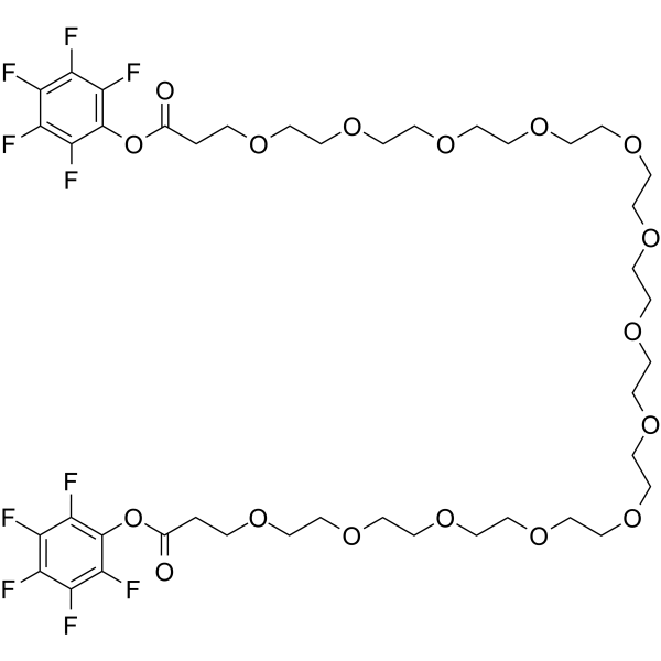 Bis-PEG13-PFP ester 1383567-59-6